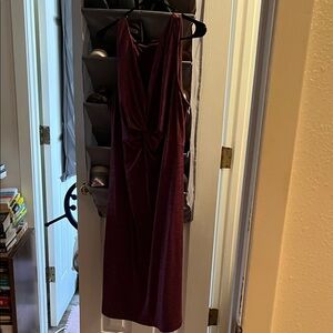 Eddie Bauer Deep Red Midi Dress